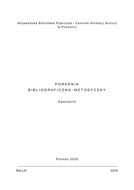 Poradnik Bibliograficzno – Metodyczny