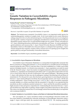 Genetic Variation in Caenorhabditis Elegans Responses to Pathogenic Microbiota