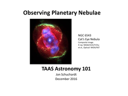 What Are Planetary Nebulae?