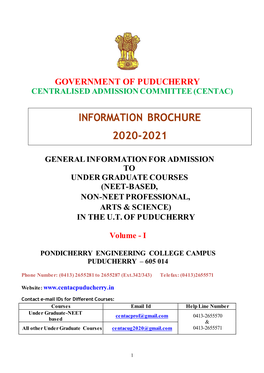 Information Brochure 2020-2021