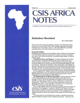 Africa Notes