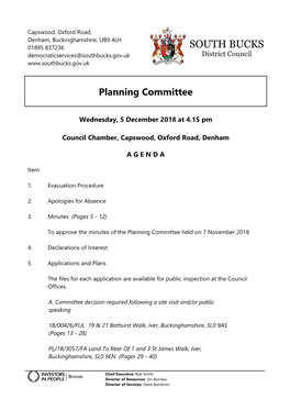 Agenda Document for Planning Committee, 05/12/2018 16:15