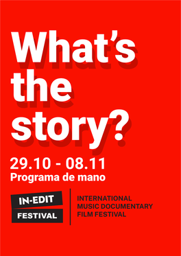 Programa De Mano What’S the Story?