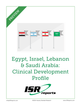 Egypt, Israel, Lebanon & Saudi Arabia: Clinical Development Profile