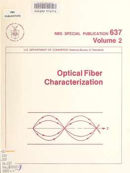 Optical Fiber Characterization
