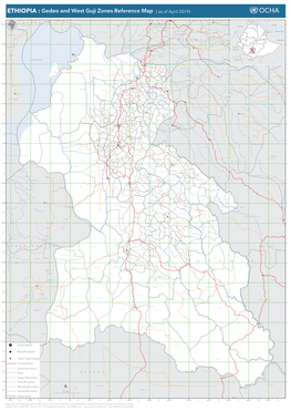 ETHIOPIA : Gedeo and West Guji Zones Reference Map ( As of April 2019)