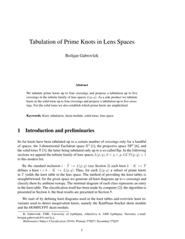 Tabulation of Prime Knots in Lens Spaces