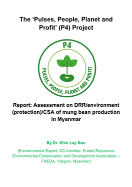 The 'Pulses, People, Planet and Profit' (P4) Project