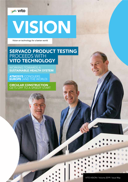 Servaco Product Testing Proceeds with Vito Technology Working Towards a Sustainable Health System
