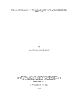 University of Florida Thesis Or Dissertation Formatting