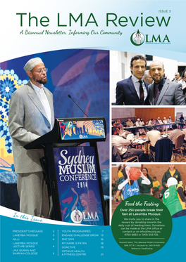 The LMA Reviewissue 3 a Biannual Newsletter, Informing Our Community