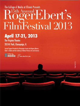 Ebertfest 2013 Program