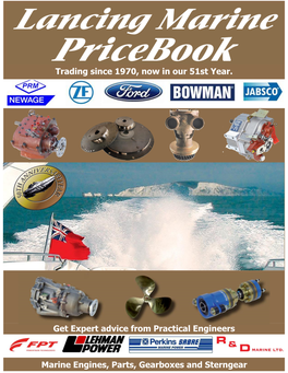 Marine Engines, Parts, Gearboxes and Sterngear 50Th Anniversary