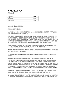 NFL EXTRA Week 7