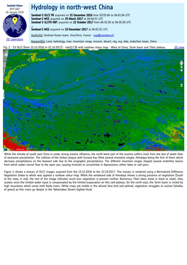 Hydrology in North-West China