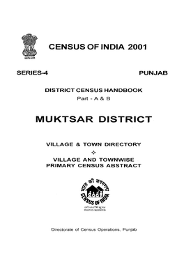 DISTRICT CENSUS HANDBOOK Part - a & B