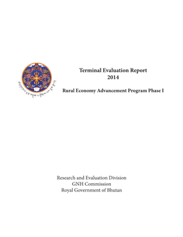 Terminal Evaluation Report 2014
