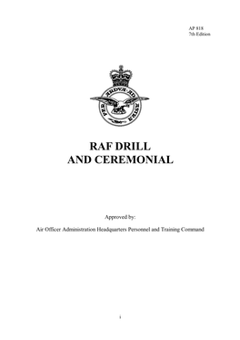 Raf Drill and Ceremonial