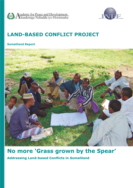 Land-Based Conflict in Somaliland an Overview on Issues and Dynamics