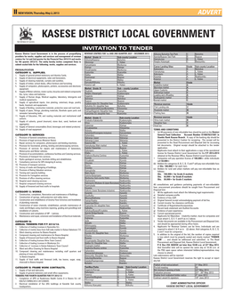 Kasese District Local Government