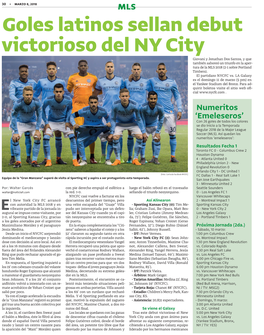 Goles Latinos Sellan Debut Victorioso Del NY City