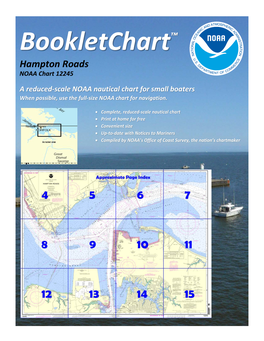 Bookletchart™ Hampton Roads NOAA Chart 12245