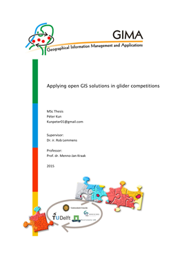 Applying Open GIS Solutions in Glider Competitions