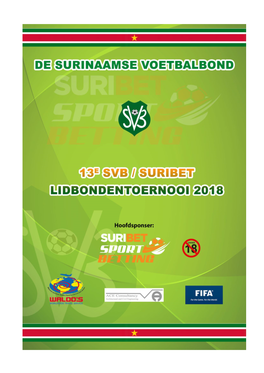 SVB 13De Suribet Lidbonden Toernooi 2017 – 2018