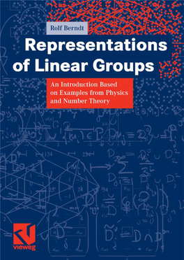 Representation of Linear Groups Copy.Pdf