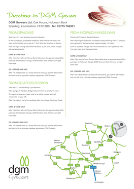 Directions to DGM Growers V4.Indd