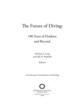 The Future of Diving