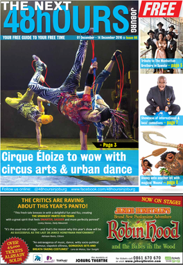 Cirque Éloize to Wow with Circus Arts & Urban Dance