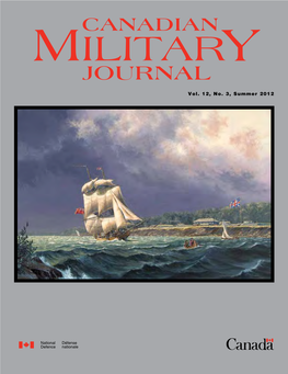 Canadian Military Journal, Issue 12, No 3
