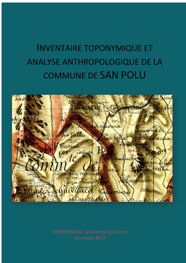 Inventaire Toponymique Et