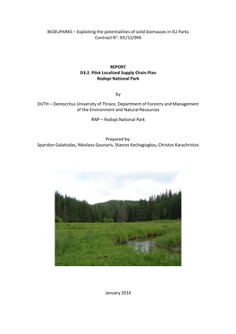 Exploiting the Potentialities of Solid Biomasses in EU Parks Contract N°: IEE/12/994