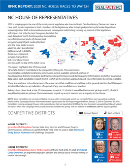 Nc House of Representatives