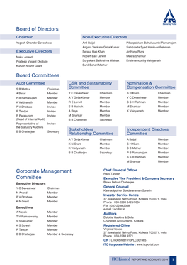 Board of Directors Corporate Management Committee