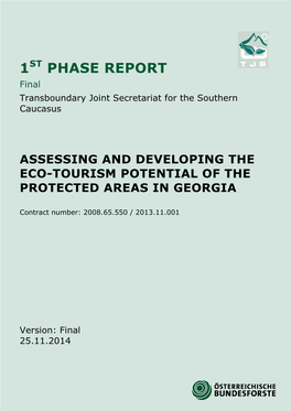 Assessing and Developing the Eco-Tourism Potential of the Protected Areas in Georgia