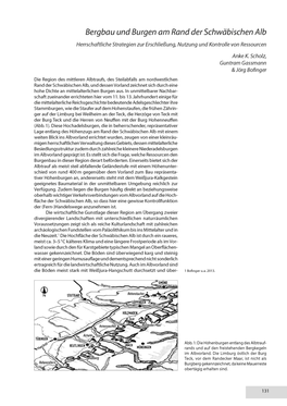 Bergbau Und Burgen Am Rand Der Schwäbischen Alb