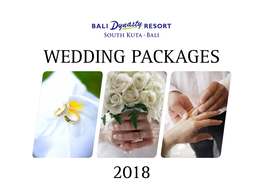 Wedding Packages 2018