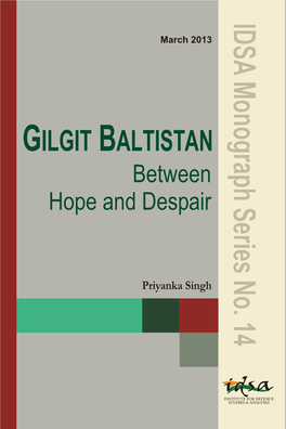 GILGIT BALTISTAN Between Hope and Despair