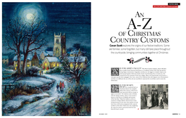 Of Christmas Country Customs an a - Z O F Ch R I S T M a S Co U N T R Y Cu S T O M S Cavan Scott Explores the Origins of Our Festive Traditions