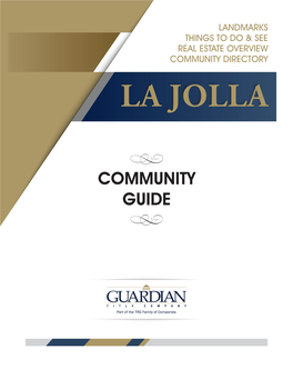 Community Guide-La Jolla