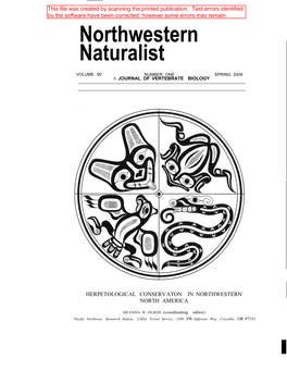 Northwestern Naturalist