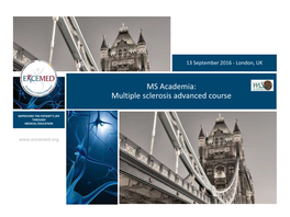 MS Academia: Multiple Sclerosis Advanced Course