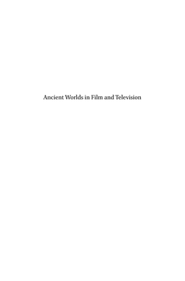 Ancient Worlds in Film and Television Metaforms