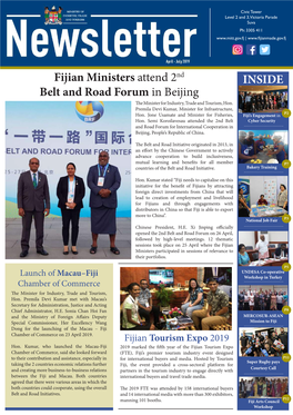 Fijian Ministers Attend 2Nd Belt and Road Forum in Beijing