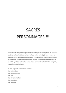 15. Sacrés Personnages!