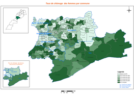 Taux De Chômage Des Femmes Par Commune Ü Toubkal(CR)