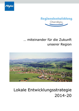 Lokale Entwicklungsstrategie (LES) 2014-20